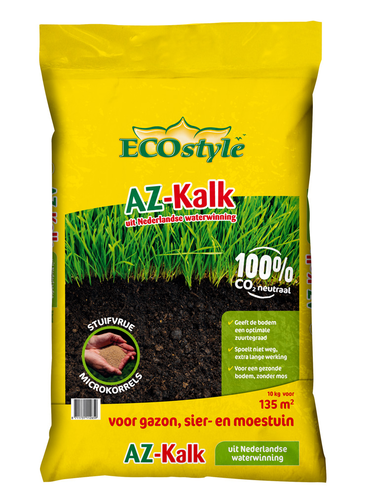 ECOstyle Gazon AZ-Kalk - 4-seizoenenkalk - 135 m2 - 10 Kilogram
