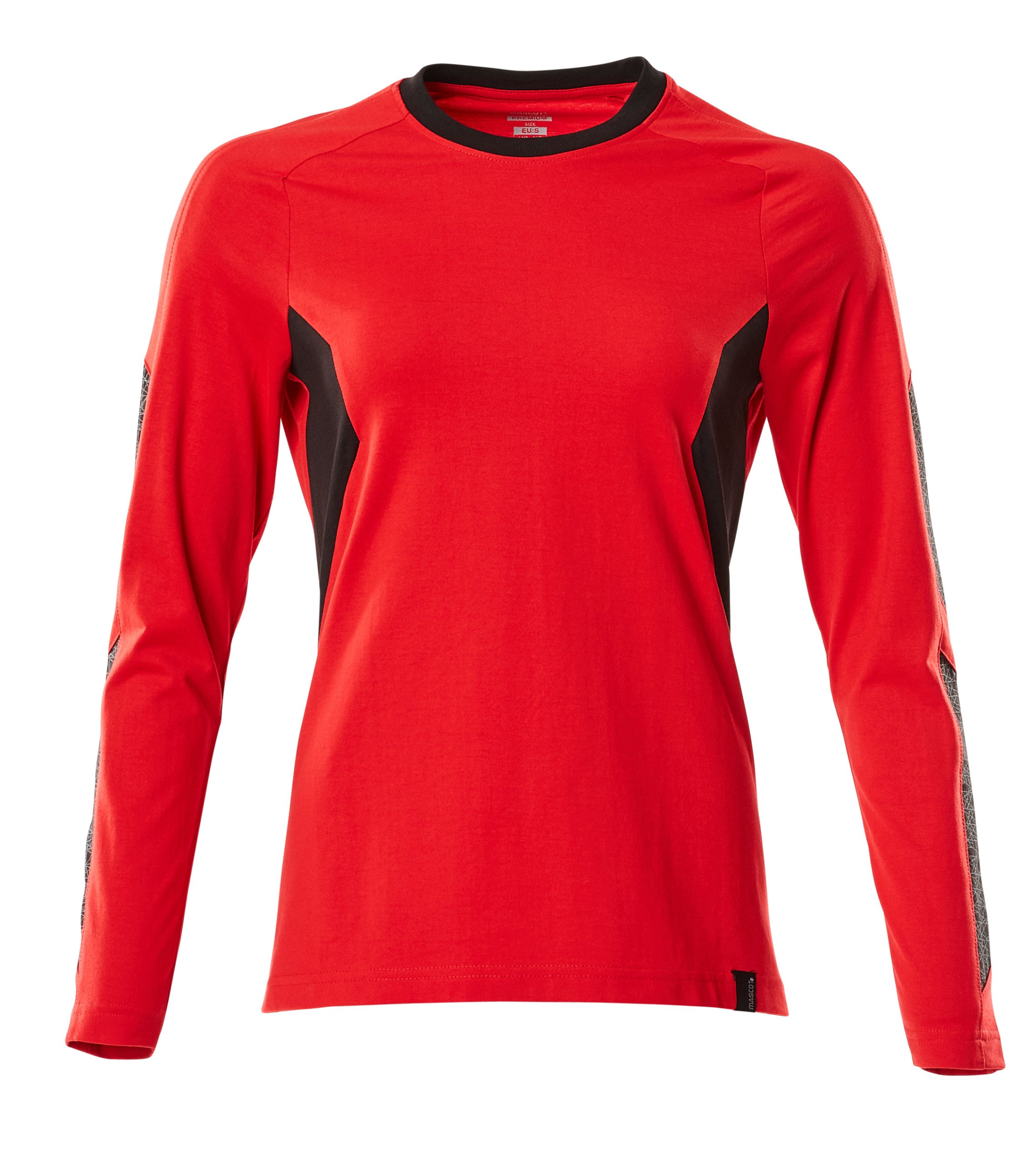 Mascot Accelerate Dames - T-shirt - Rood/Zwart - 2XL