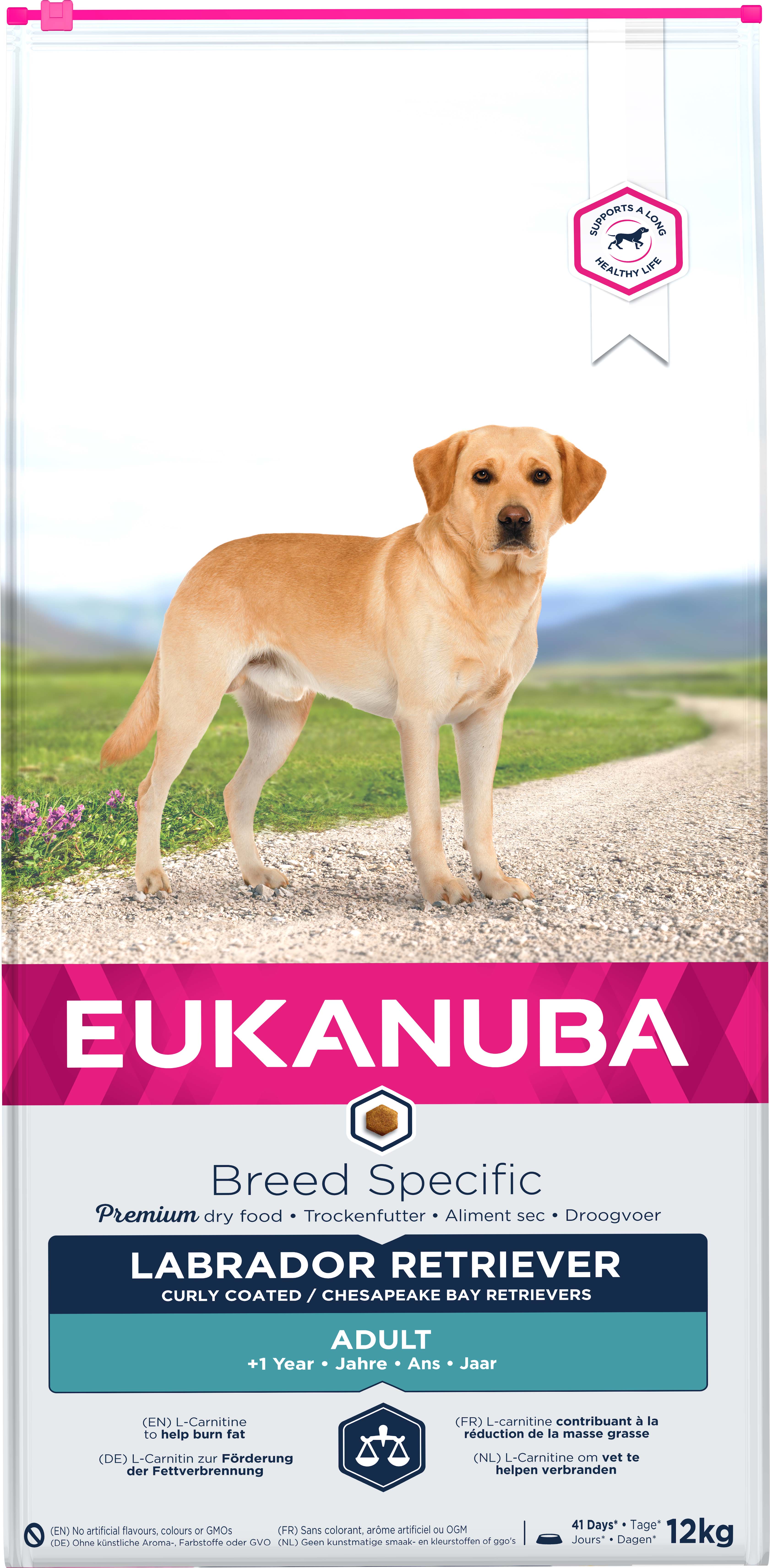 Eukanuba Adult Labrador Retrievers - Hondenvoer - 12 Kilogram - kip