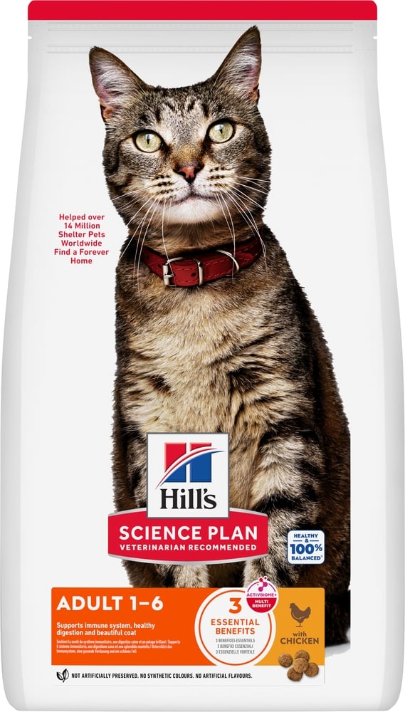 Hill's Science Plan  Adult - Kattenvoer - 7 Kilogram - kip