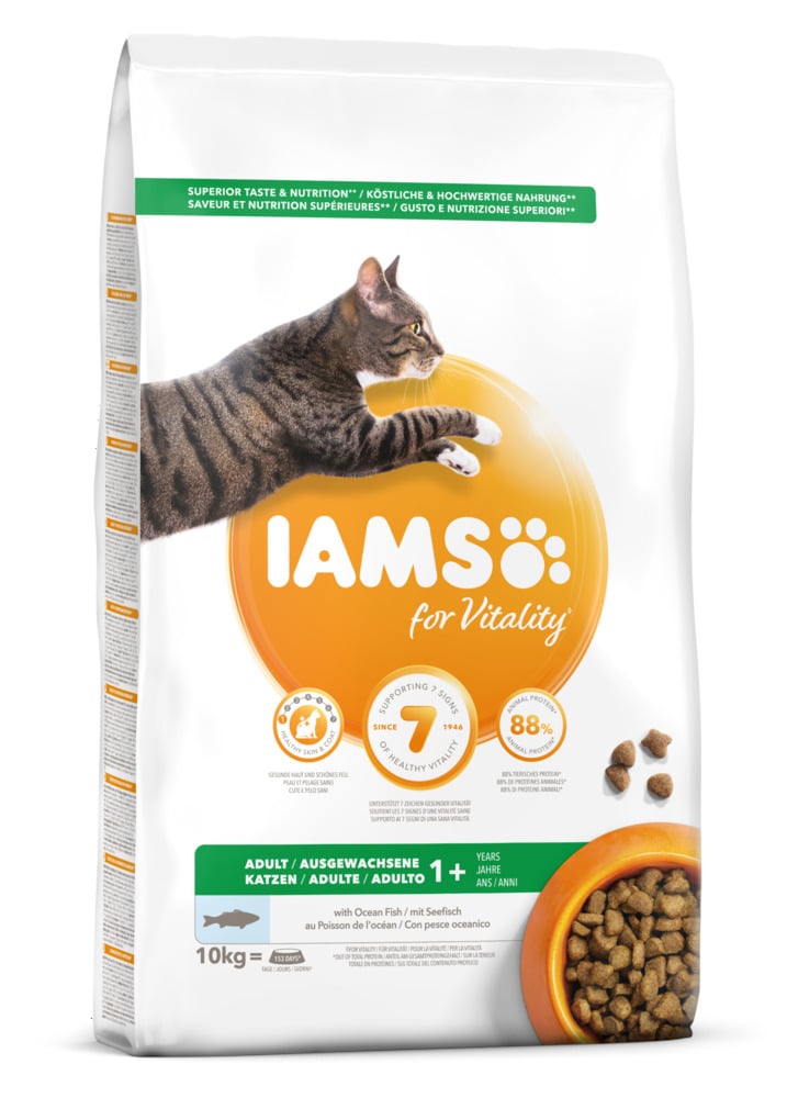 IAMS Adult - Kattenvoer - 10 Kilogram - vis