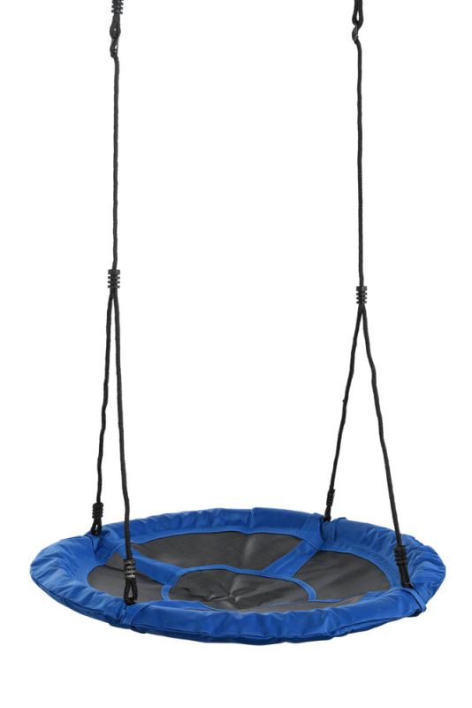 Swing King Canvas - Nest schommel - Blauw - Canvas|Metaal