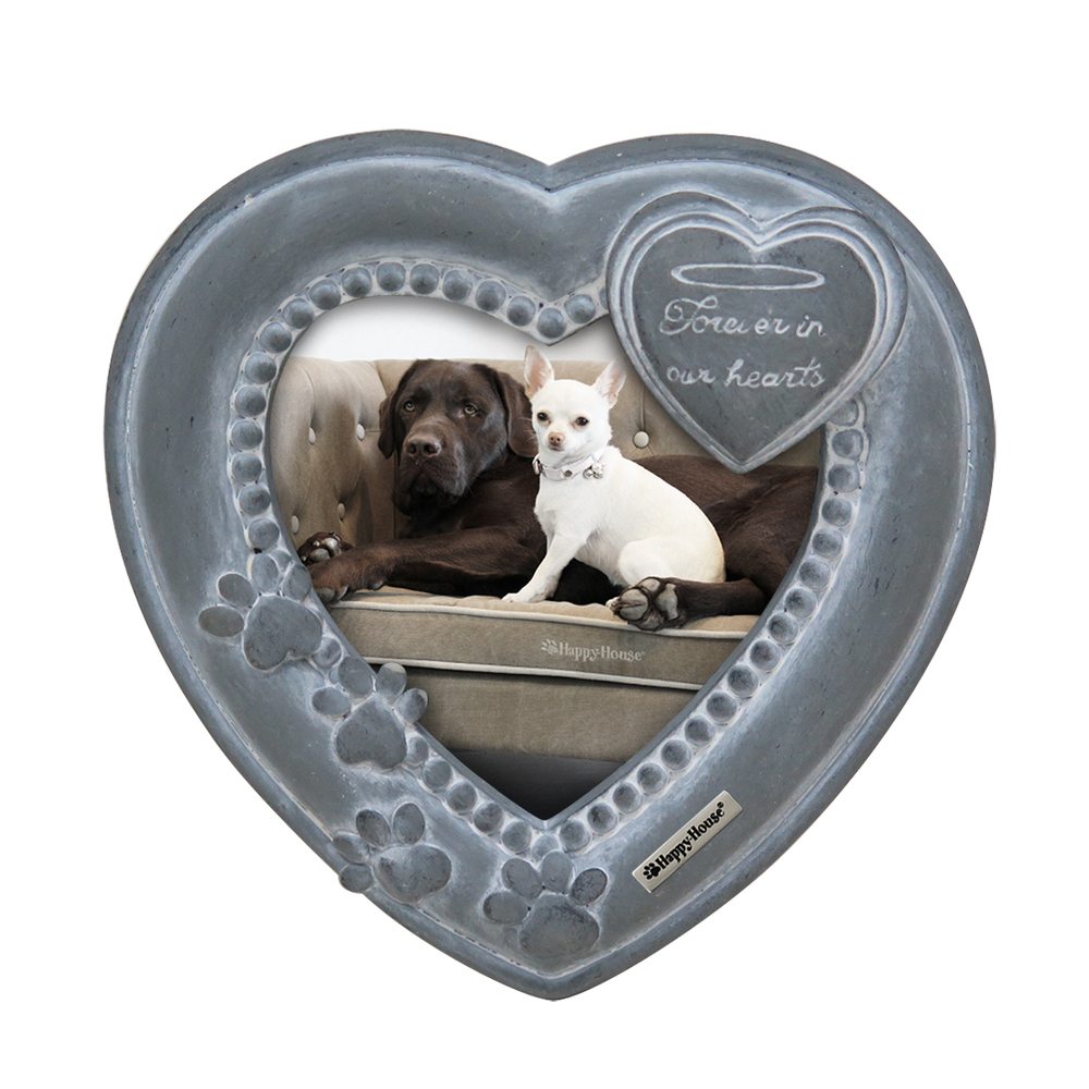 Happy-House - Fotolijst - Hond Kat - Herdenken - steen - Small