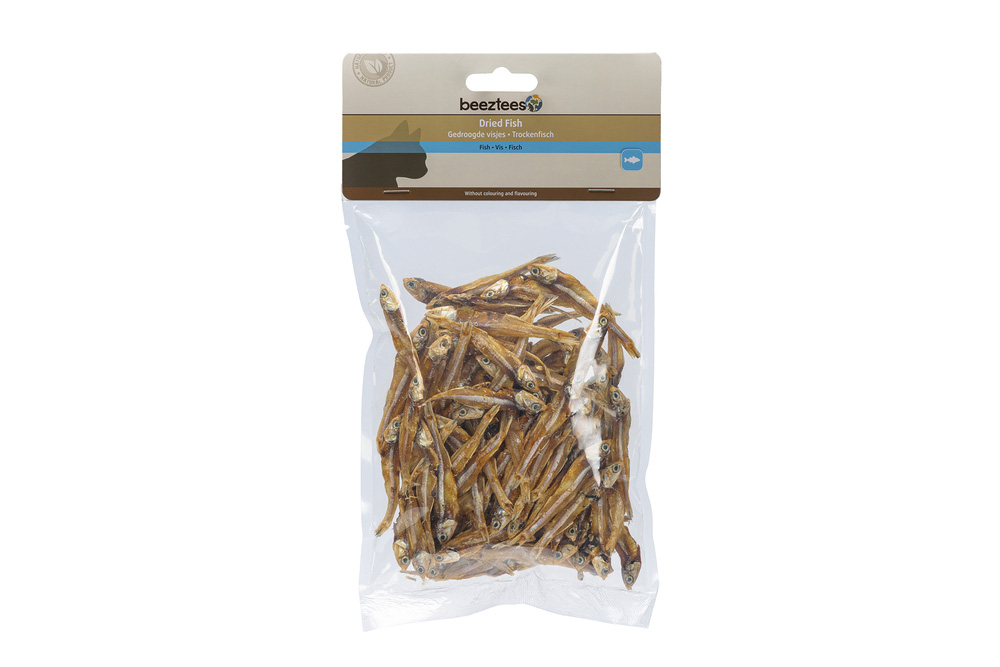 Beeztees Gedroogdde visjes - Kattensnack - 100 Gram - Vis