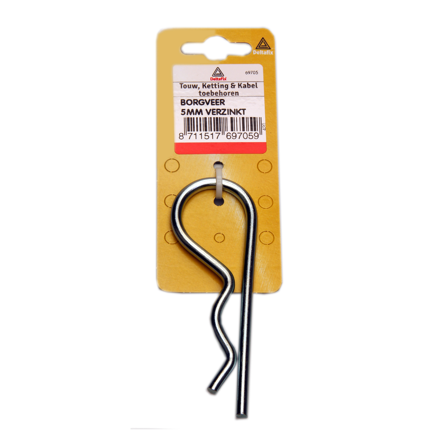 Deltafix 3 mm - Borgveer - Verzinkt - 0.3 cm