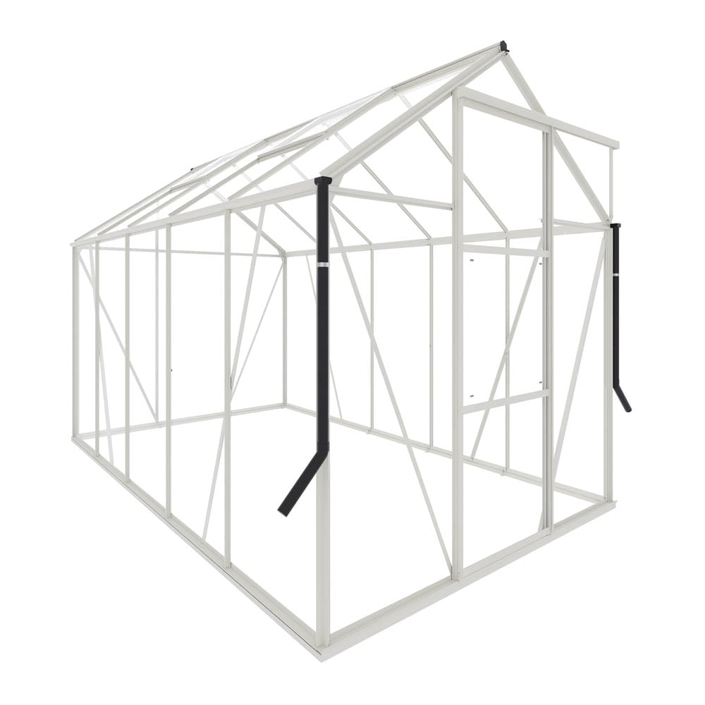 Royal Well Kate III - Tuinkas - Wit - 217x192x314 cm - Veiligheidsglas