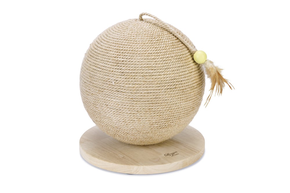 Designed by Lotte Balty - Krabpaal - Naturel - 28x30x30.2 cm