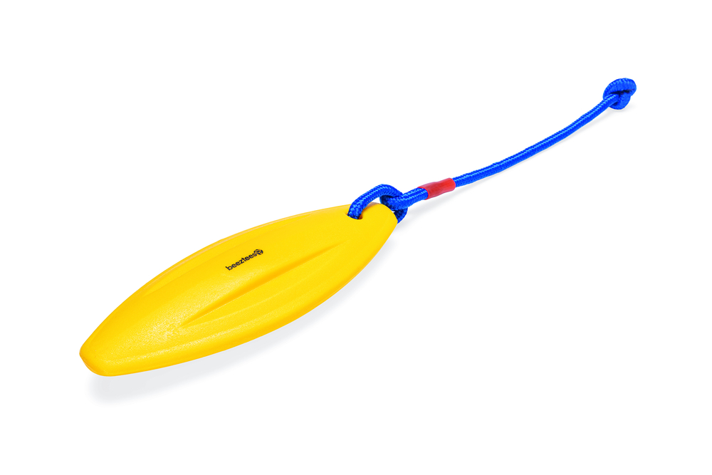 Beeztees Surfplank - Waterspeelgoed Hond - Geel - 3x3x25 cm