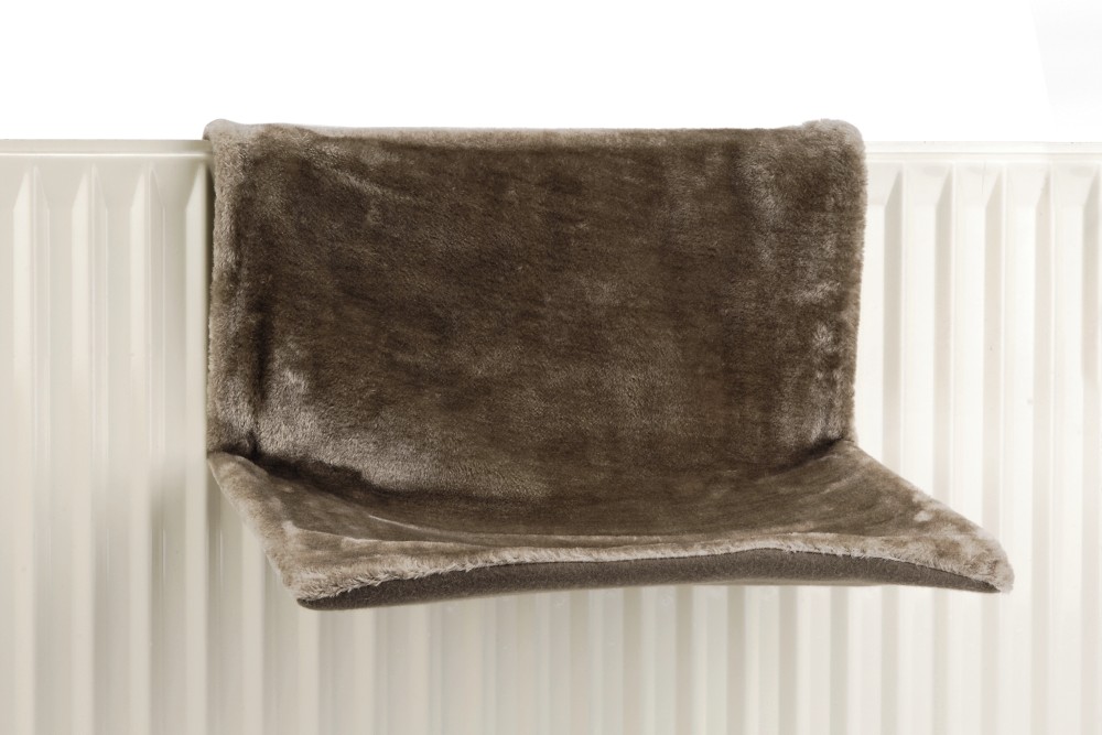 BEEZTEES Sleepy - Radiatorhangmat - Grijs - 10x46x10 cm