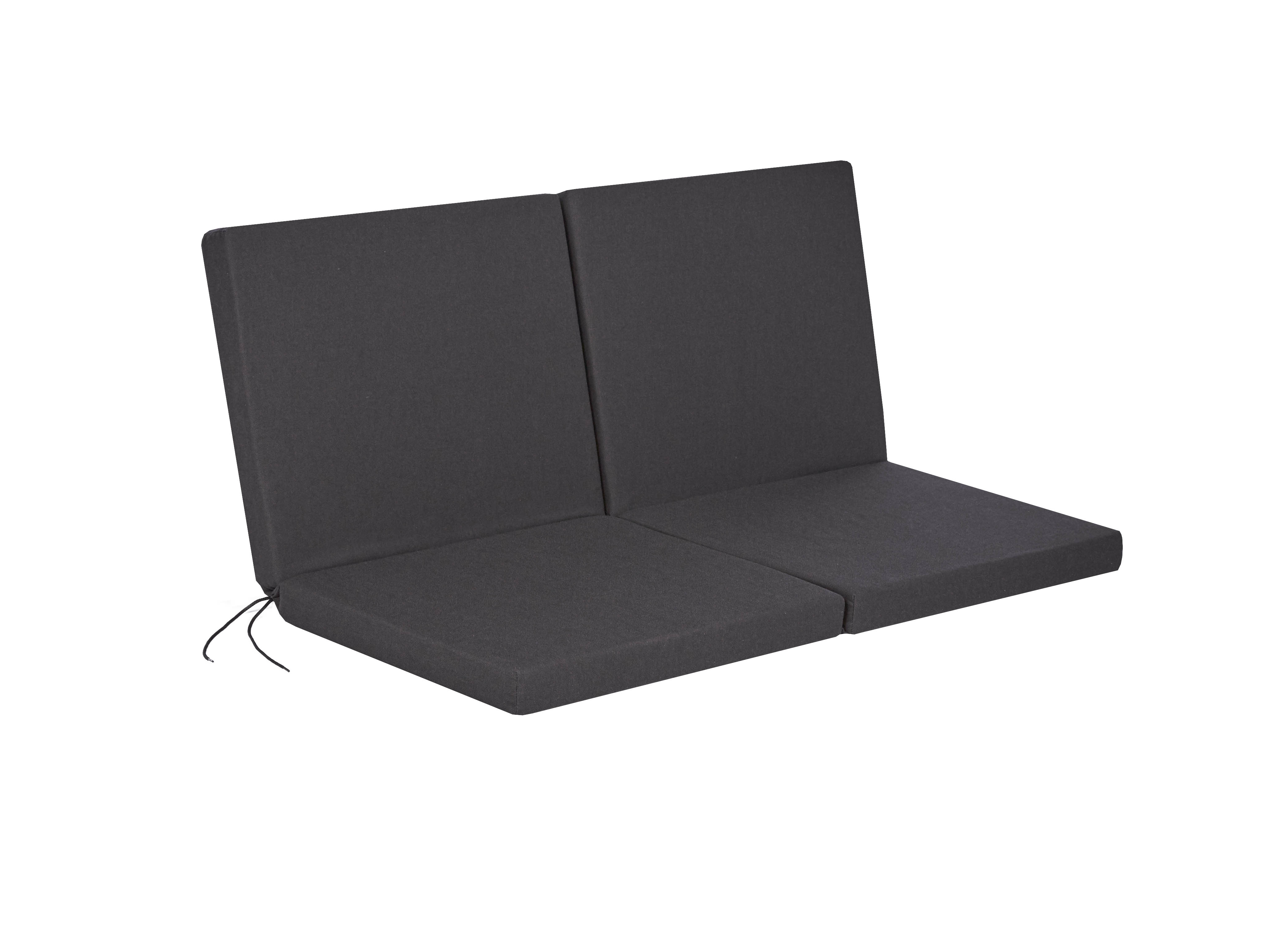 Talen Buitenmeubelen voor 2-zitsbank Zeist en 2-zitsbank Lisse - Bankkussen - Antraciet - 119x96x6cm - Antraciet