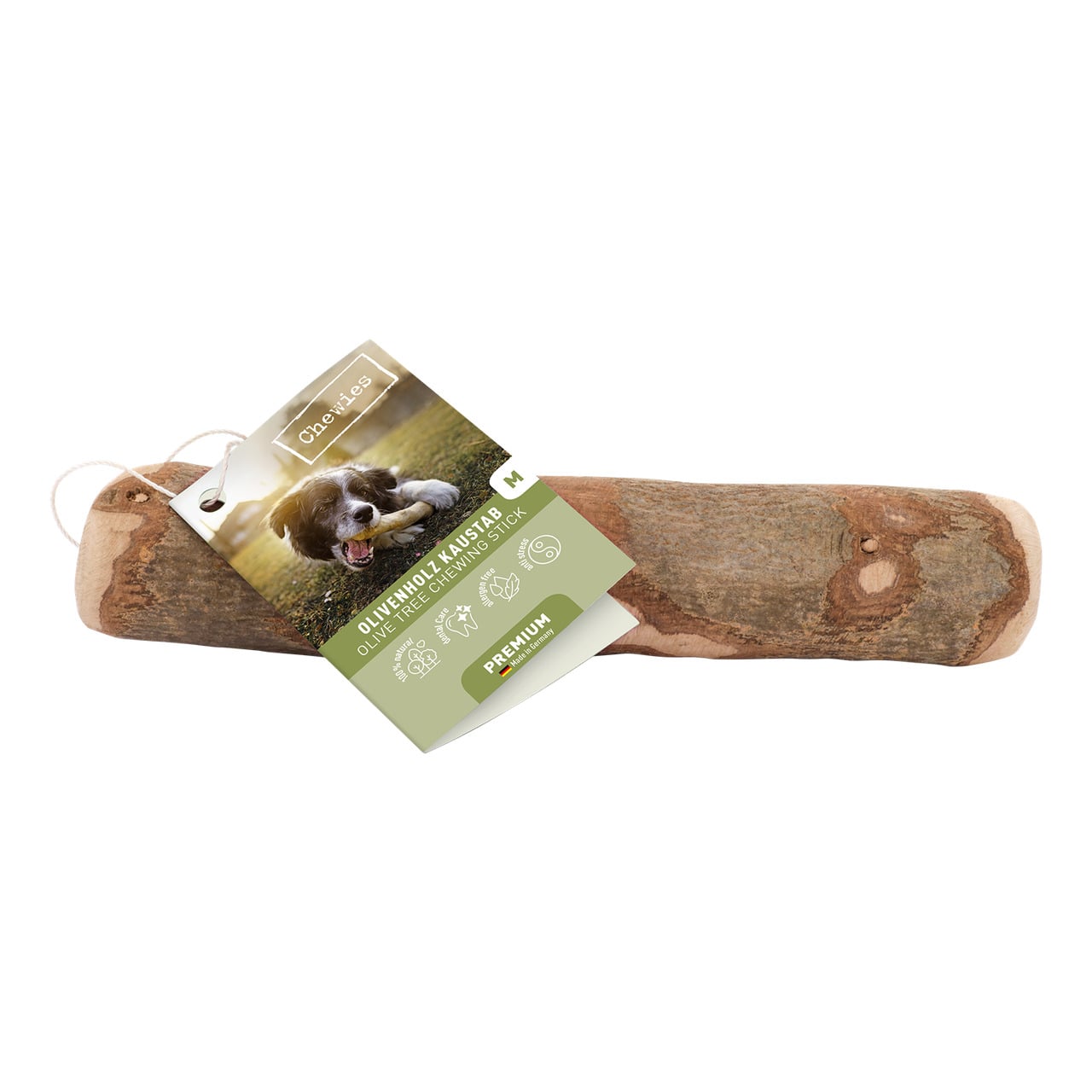 Chewies Kauwstaaf Olijfhout - Hondensnack - olijfhout - M Chewies Kauwstaaf Olijfhout - Hondensnack - olijfhout - M
