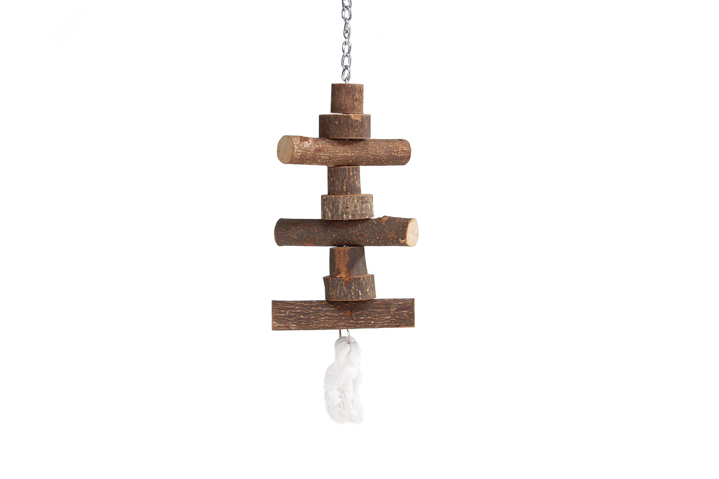 Beeztees Forest Trapezeboom - Vogelspeeltje - Bruin - 48x12x3.8 cm