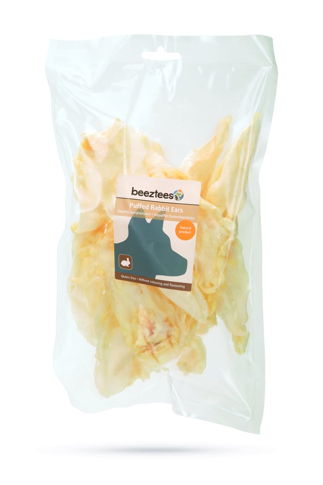 Beeztees Konijnenoren - Hondensnack - 100 Gram - konijn
