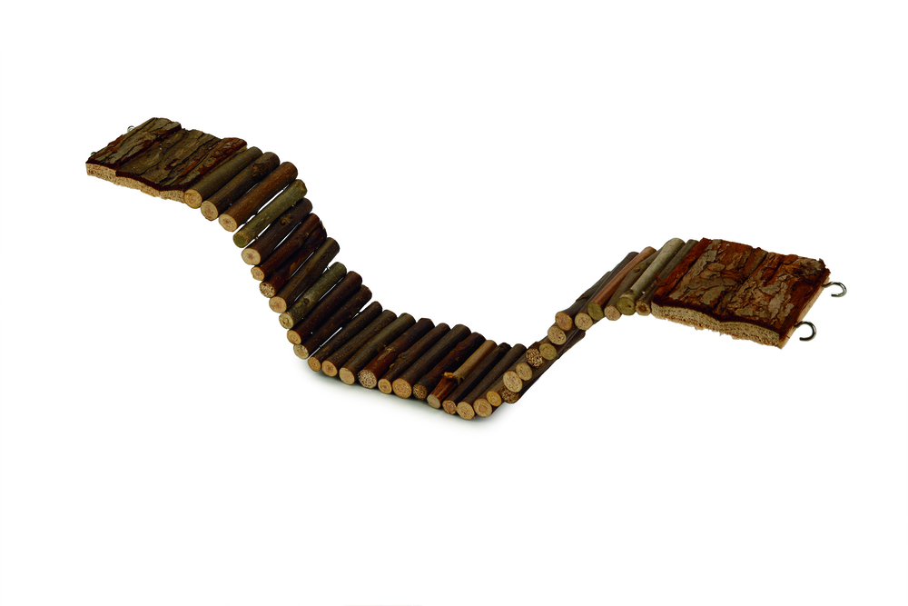 Beeztees Alfy - Speelbrug - Bruin - 19.5x7x53 cm