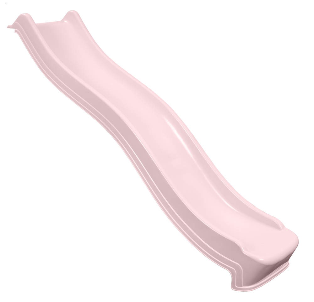 Swing King - Glijbaan - Pastel Roze - Kunststof - 220 cm