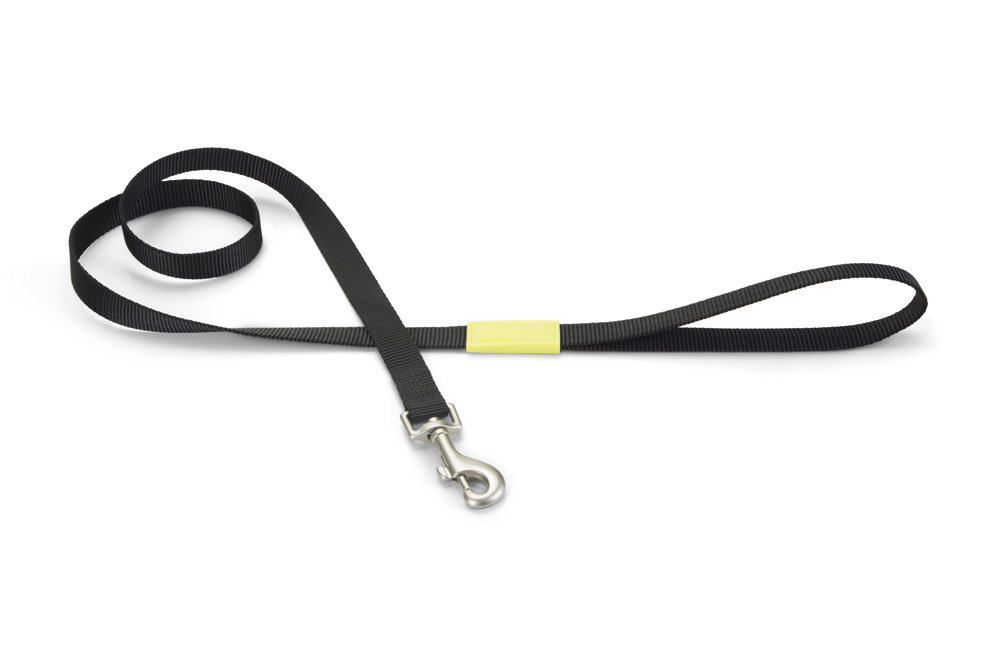 Beeztees Uni - Hondenriem - zwart - 2 cm - 120 cm
