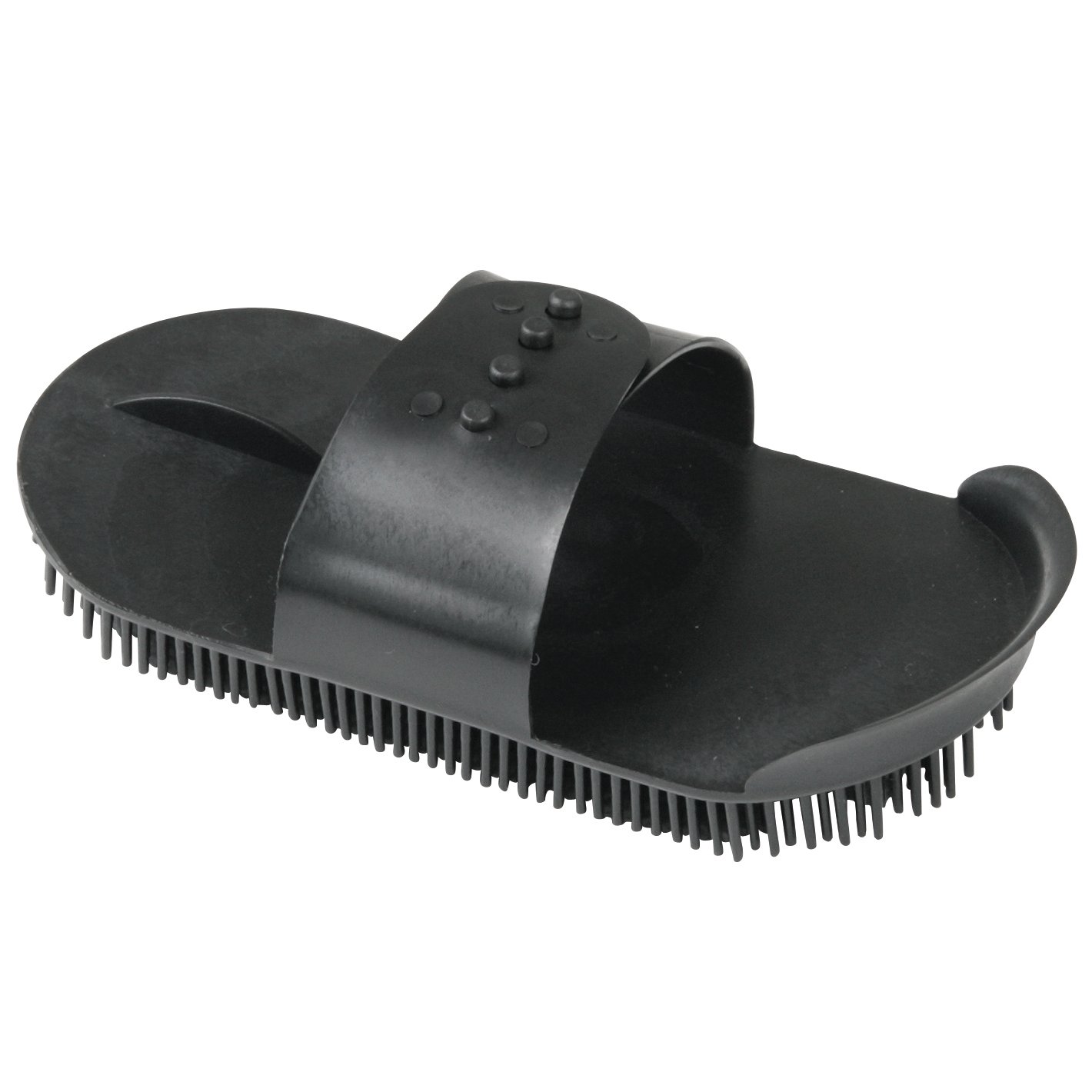 Waldhausen Borstel Plastic - Paard - Zwart - 3x18x25 cm