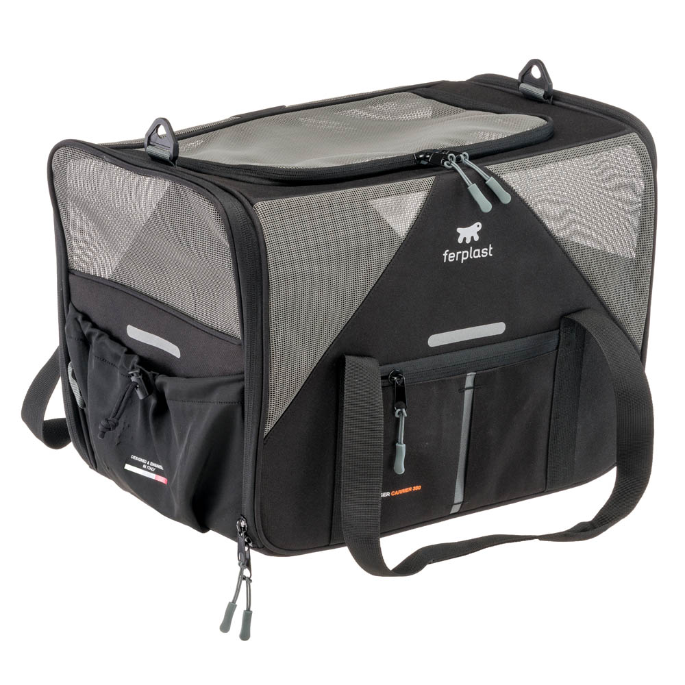 Ferplast Voyager 350 - Draagtas - Zwart - 36x21 cm - M Ferplast Voyager 350 - Draagtas - Zwart - 36x21 cm - M