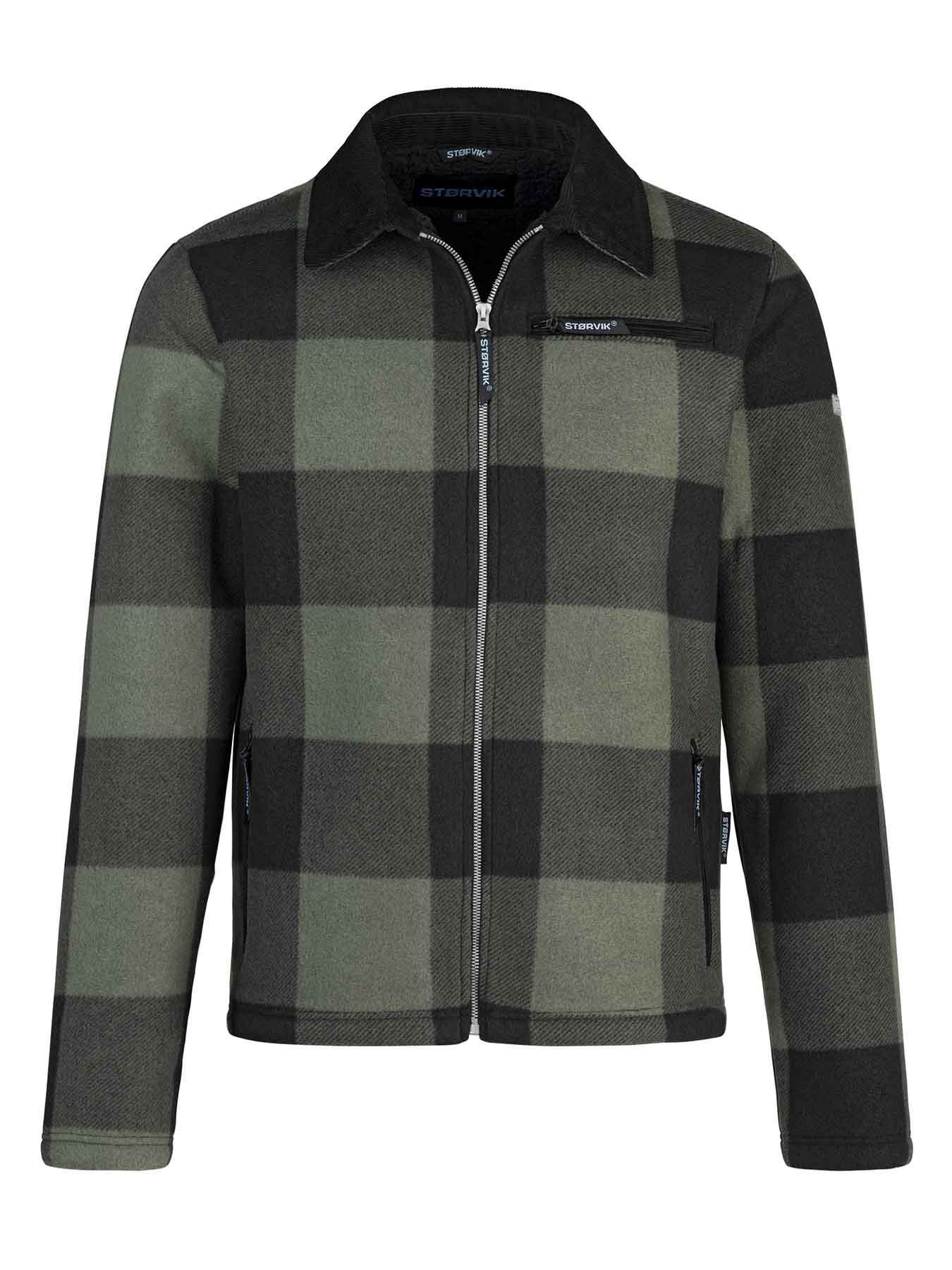 Störvik London - Vest - Groen / Zwart - 3XL