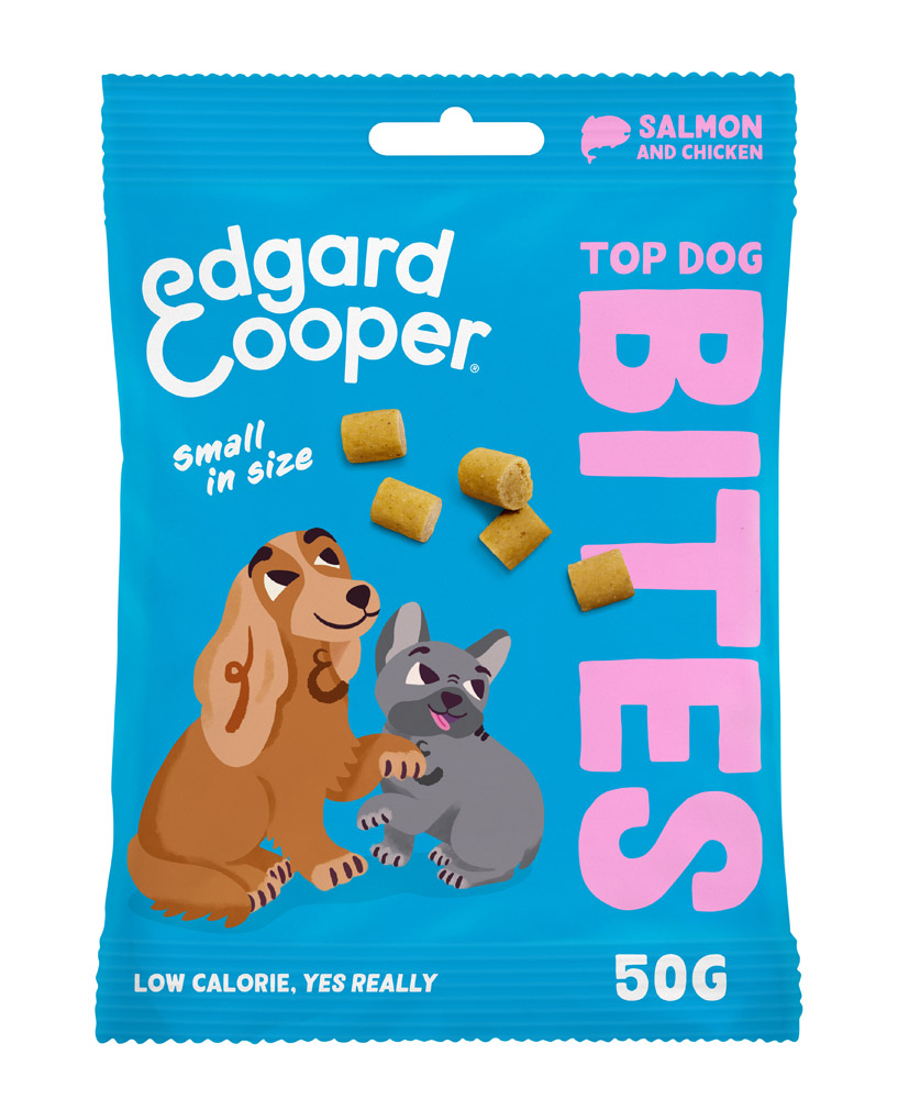 Edgard en Cooper Bites Adult Small - Hondensnack - 50 Gram - kip, zalm - S