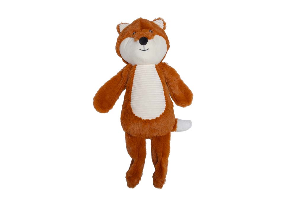 Beeztees Vos Niene - Knuffel - Hondenspeelgoed - Bruin - 12x13x1 cm