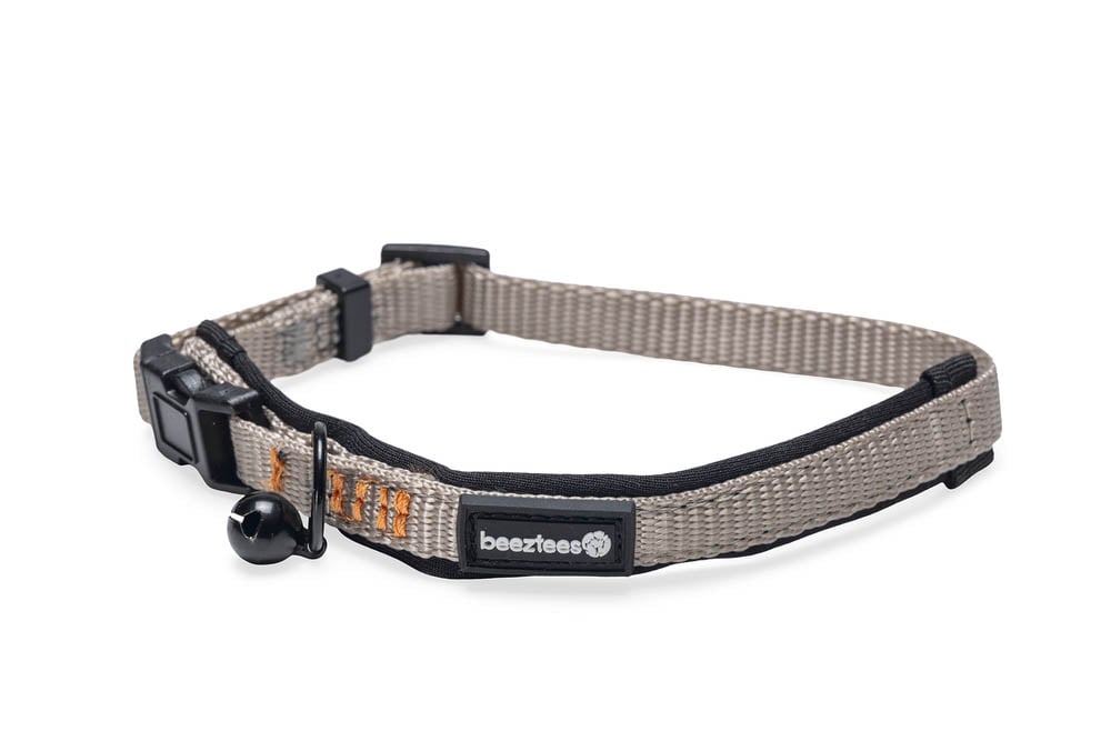 Beeztees Parinca - Kattenhalsbandje - Grijs