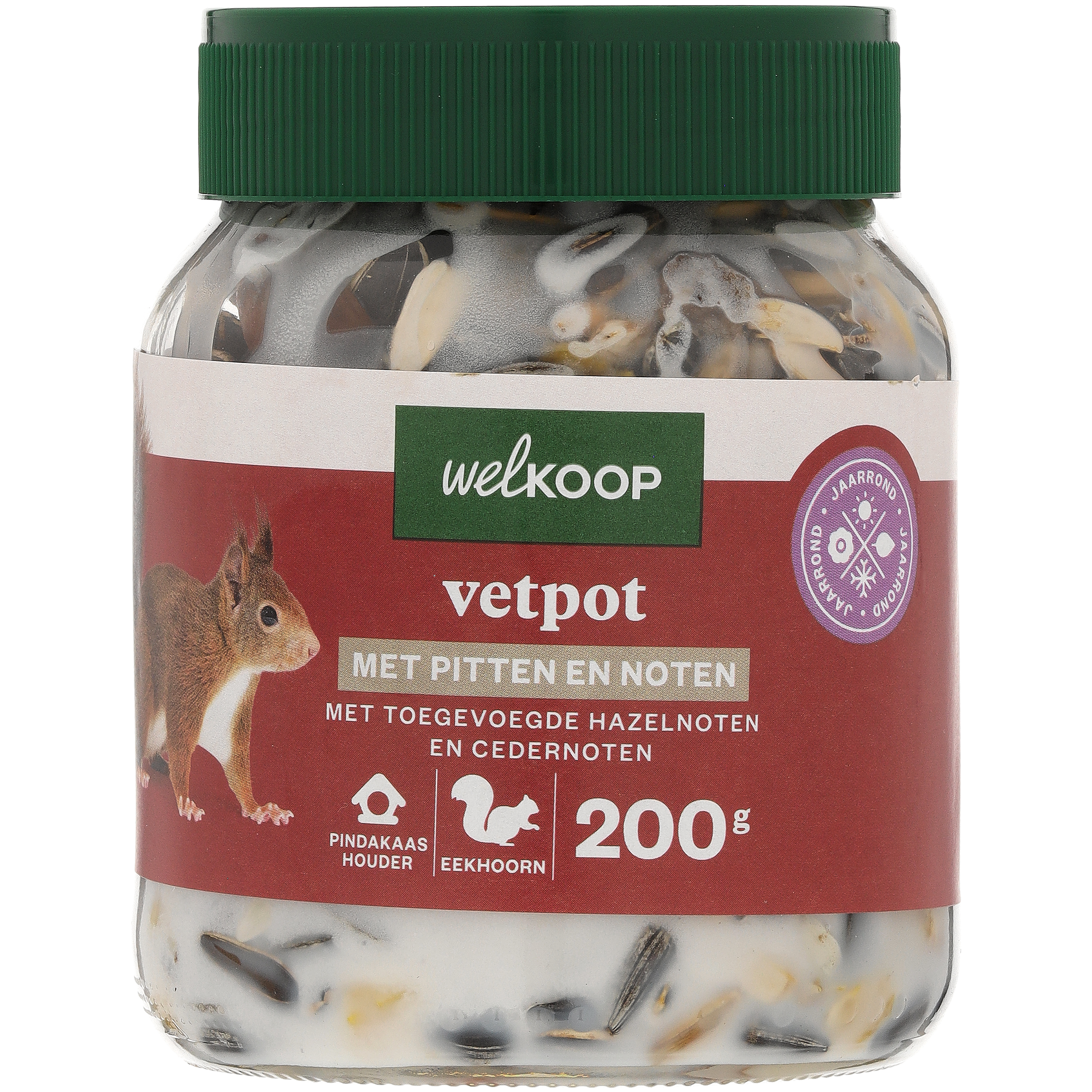 Welkoop - Vetpot - Eekhoornvoer - 200 Gram