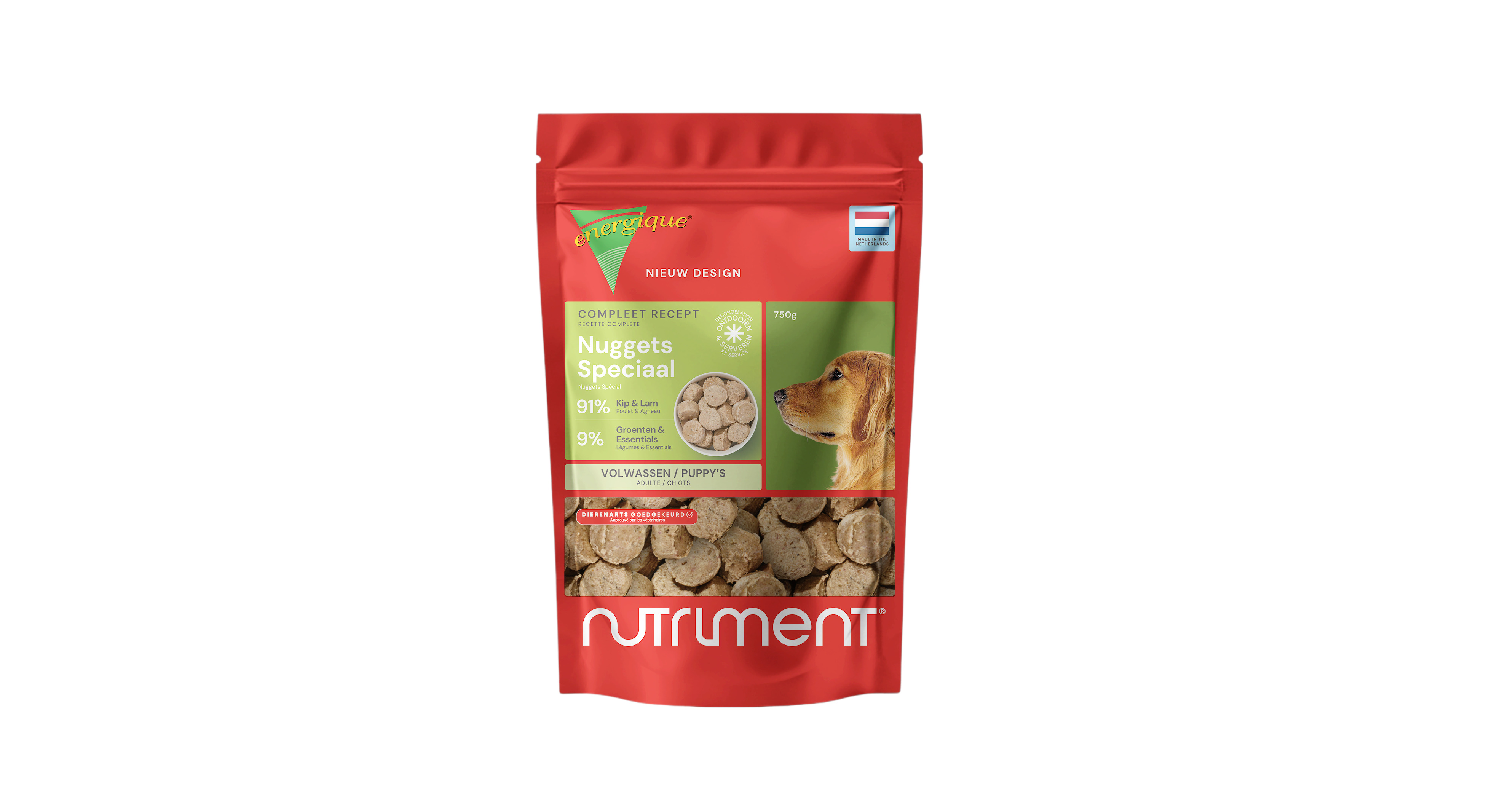 Energique Special - Vers Vlees - Hondenvoer - 0.75 Kilogram - lam, rijst, kip