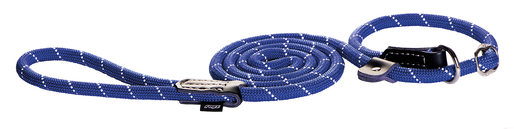 Rogz Rope Jachtlijn - Halsband Hond - blauw - Medium - 180 cm Rogz Rope Jachtlijn - Halsband Hond - blauw - Medium - 180 cm