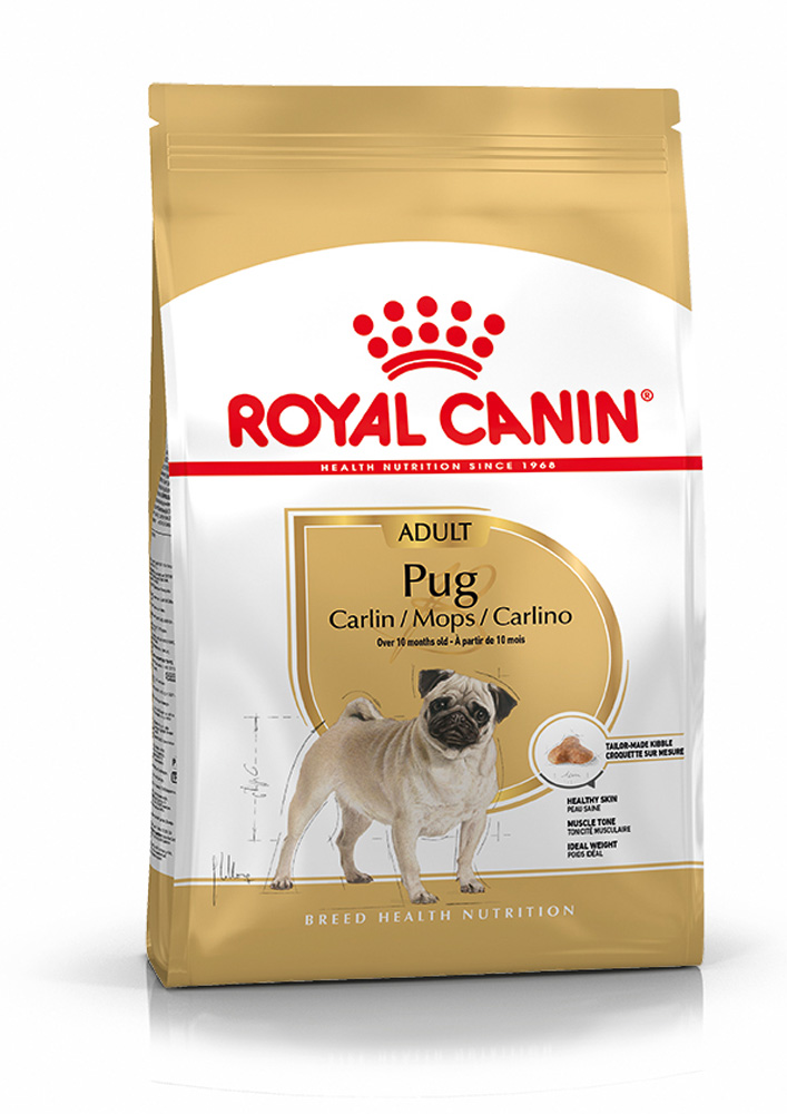 Royal Canin Mopshond Adult - Hondenvoer - 1.5 Kilogram - gevogelte Royal Canin Mopshond Adult - Hondenvoer - 1.5 Kilogram - gevogelte