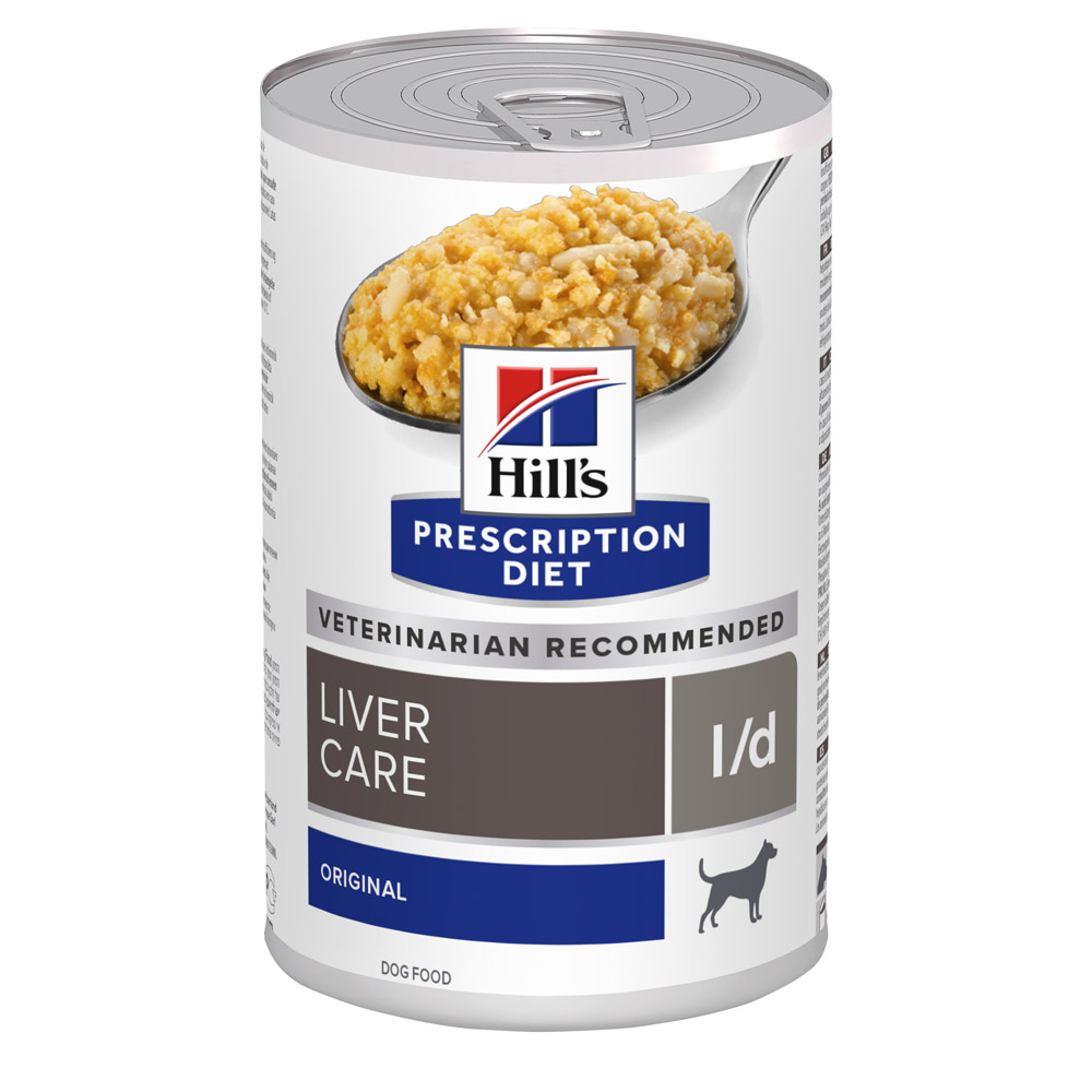 Hill's Prescription Diet l/d Liver Care - Hondenvoer veterinair - 0.37 Kilogram - gevogelte