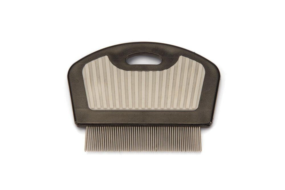 Beeztees - Vlooienkam - Kat - Klein - Zwart Grijs - 7x7x1 cm Beeztees - Vlooienkam - Kat - Klein - Zwart Grijs - 7x7x1 cm