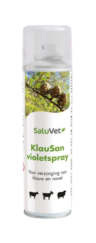 Saluvet KlauSan Violetspray - Hoef- en klauwverzorging - 200 Milliliter