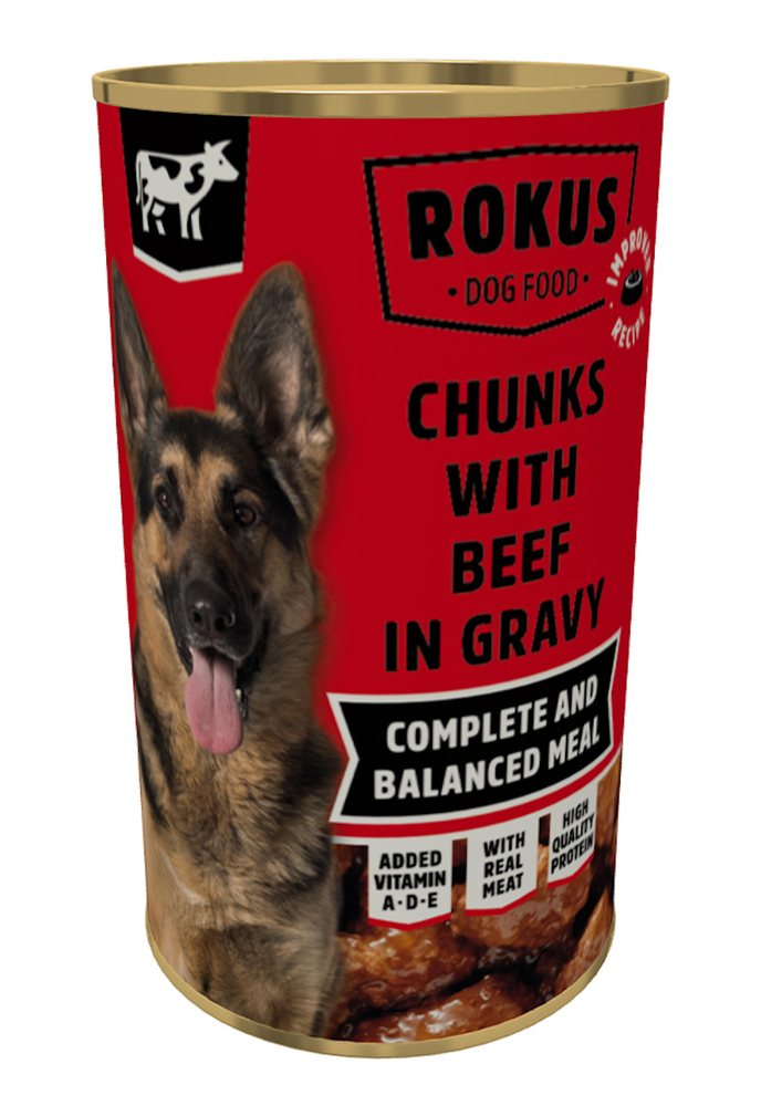 Rokus Adult - Hondenvoer - 1240 Gram - rund Rokus Adult - Hondenvoer - 1240 Gram - rund