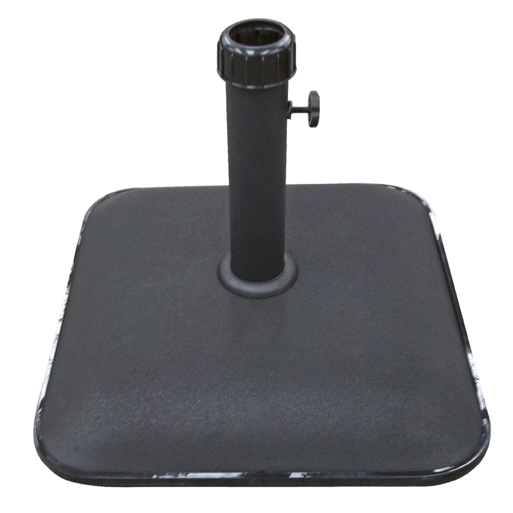 Lesli Living  - Parasolvoet - 25kg - Antraciet - 6x4x2 cm
