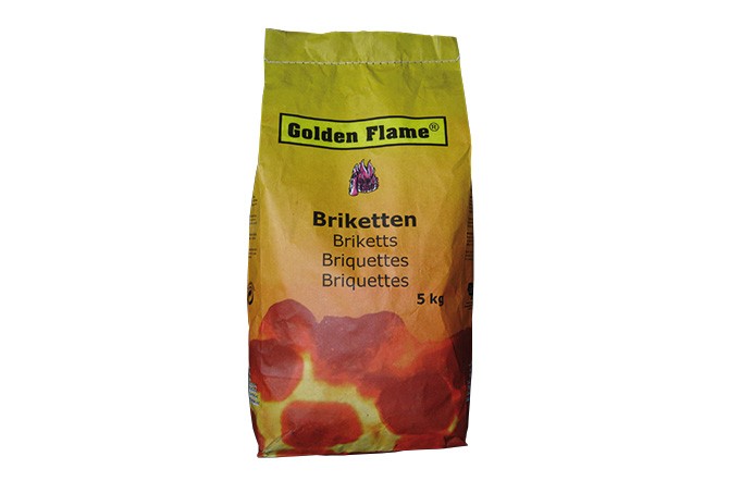 Golden Flame - Briketten - 5 Kilogram
