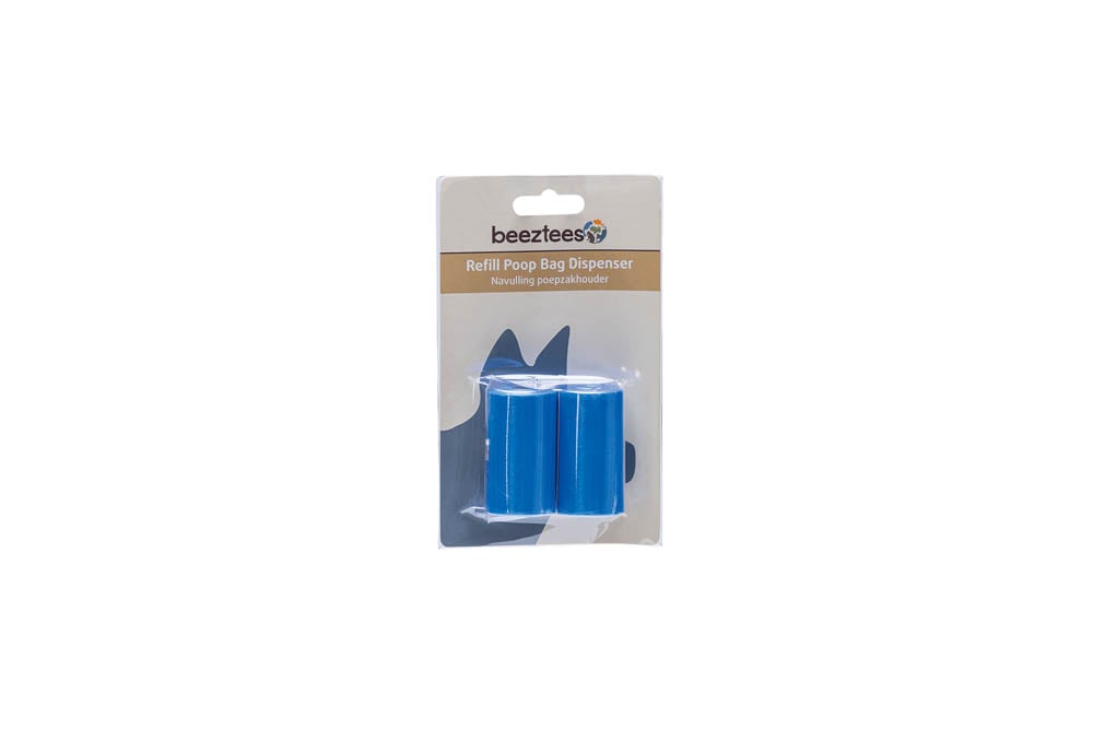 Beeztees Navulling - Poepzakjes - 40 Stuks - Blauw
