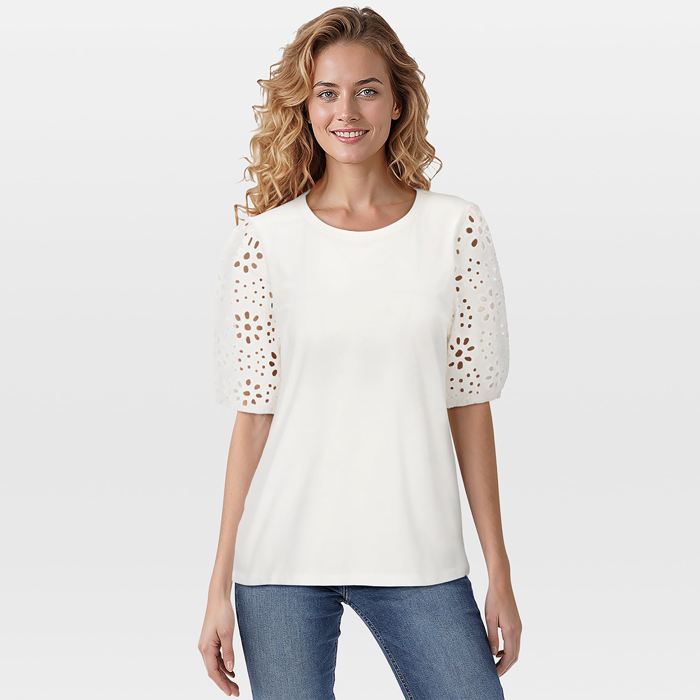 Veleste Joy - T-shirt - Wit - 38