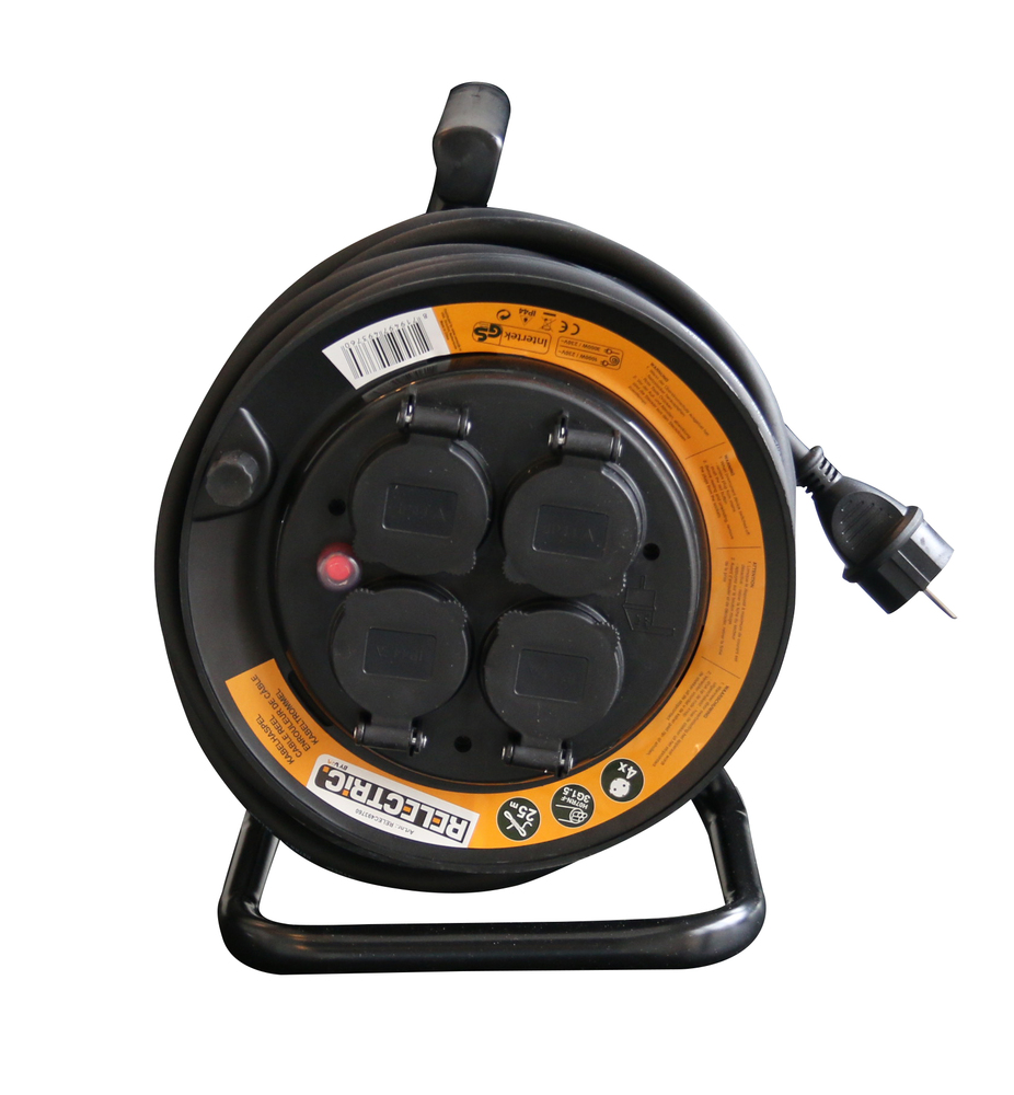 Relectric - Kabelhaspel - 25 m - 2500 cm Relectric - Kabelhaspel - 25 m - 2500 cm