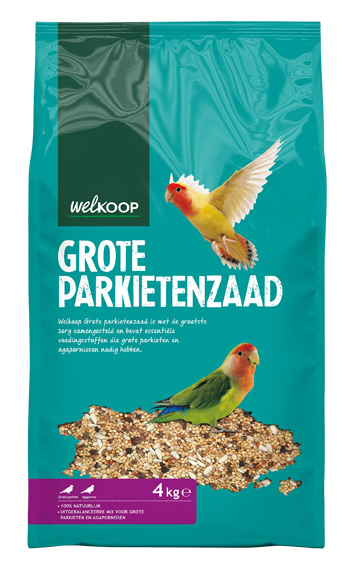 Welkoop Grote Parkietenzaad - Vogelvoer - 4 Kilogram