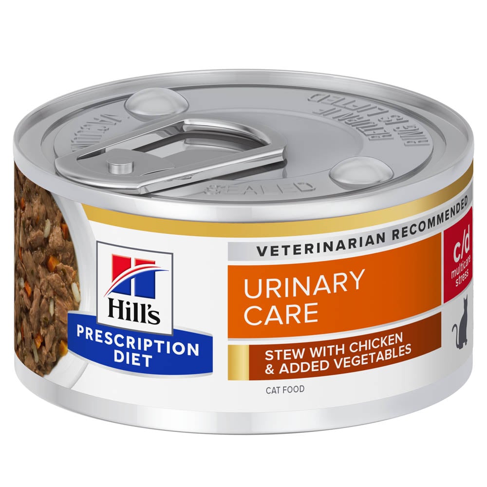 Hill's Prescription Diet Urinary Care c/d Multicare Stress - Kattenvoer - 82 Gram - groente, kip
