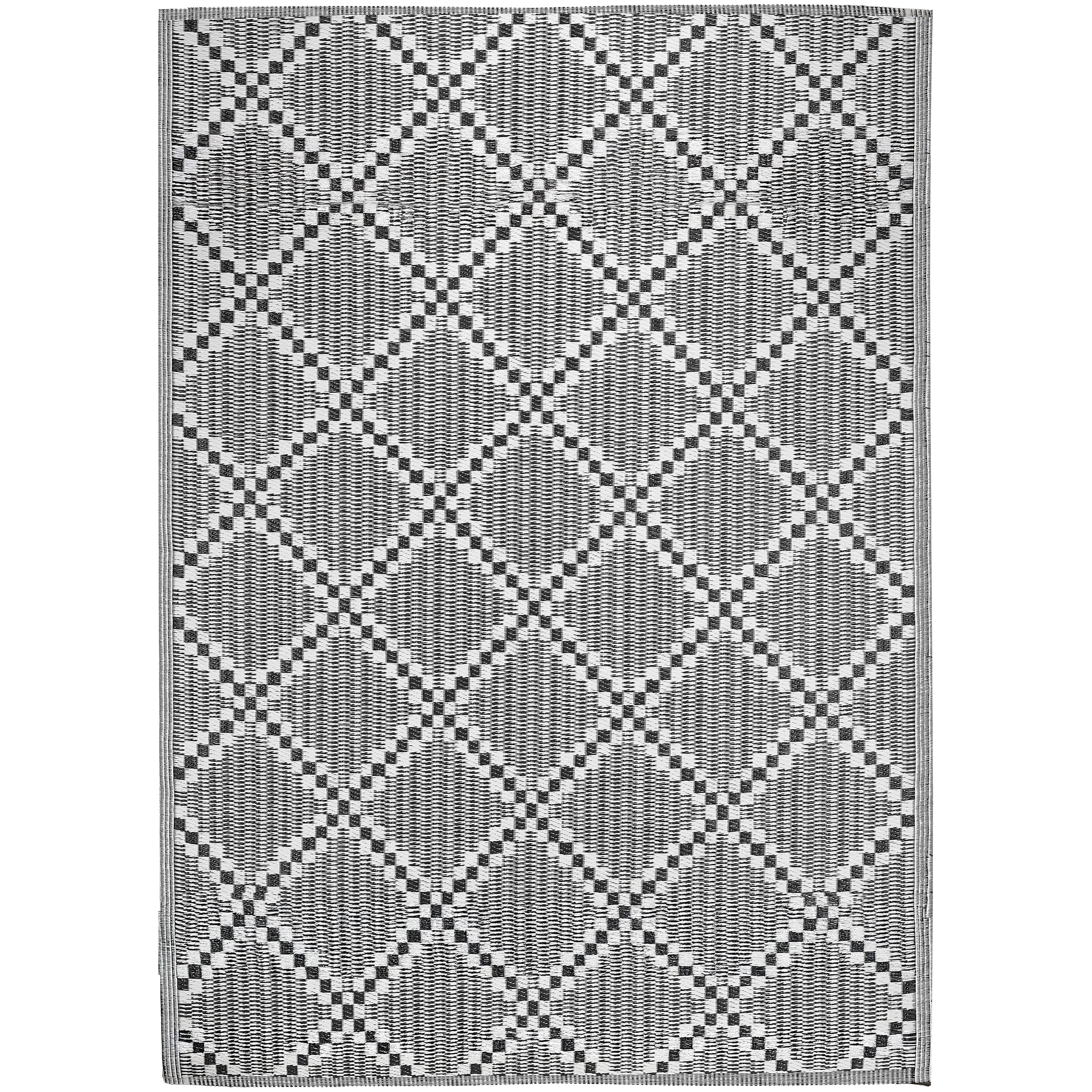 Arti Casa - Tuinkleed - Ruit - Zwart, Wit - 230x160x0.5 cm Arti Casa - Tuinkleed - Ruit - Zwart, Wit - 230x160x0.5 cm