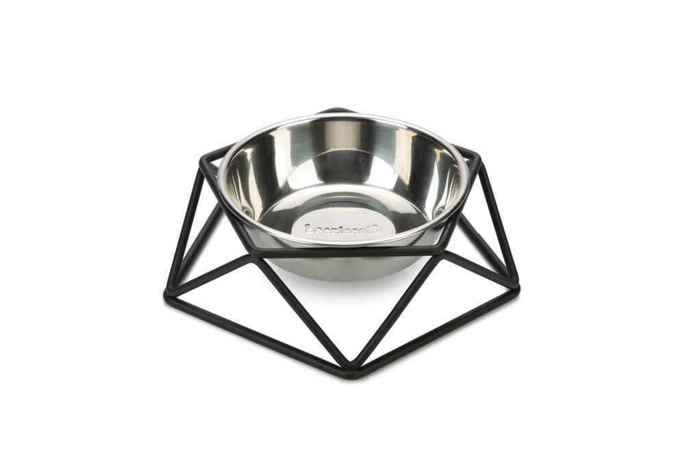 Beeztees Puroni - Voerbak - Zwart - 19 cm