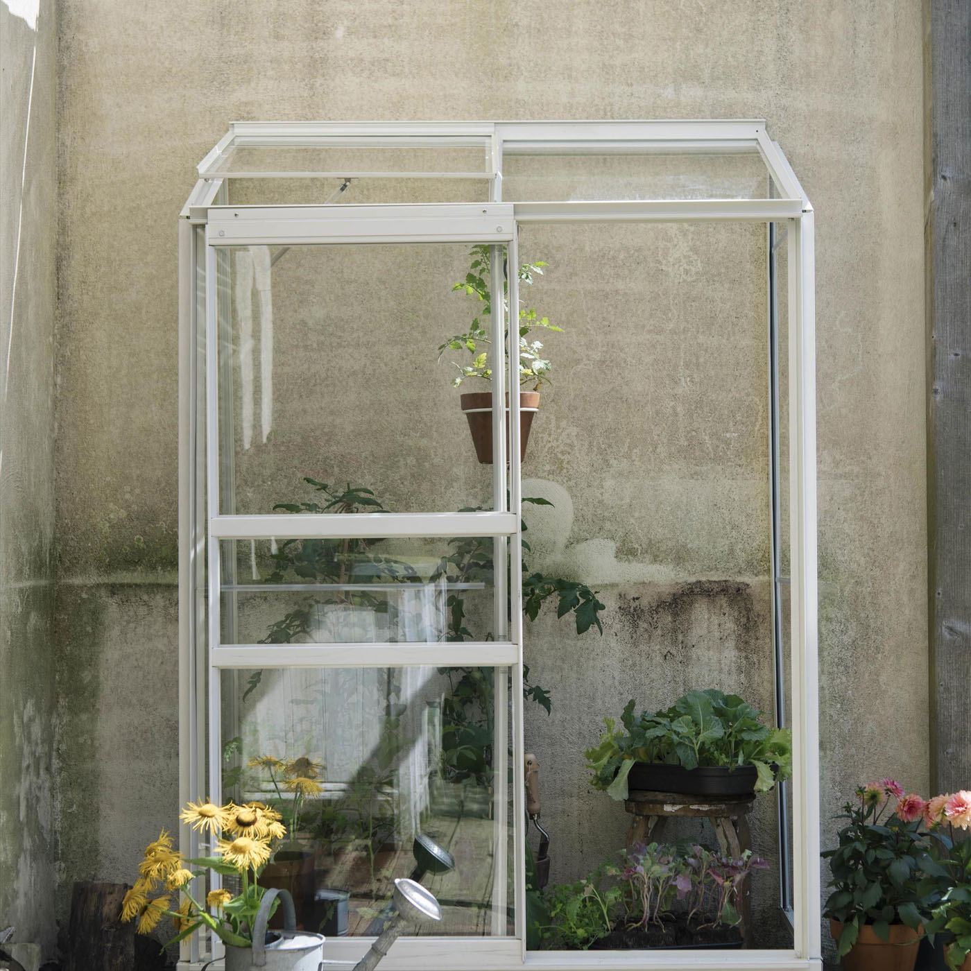Royal Well Emma I - Muurkas - Wit - 194x132x69 cm - Veiligheidsglas