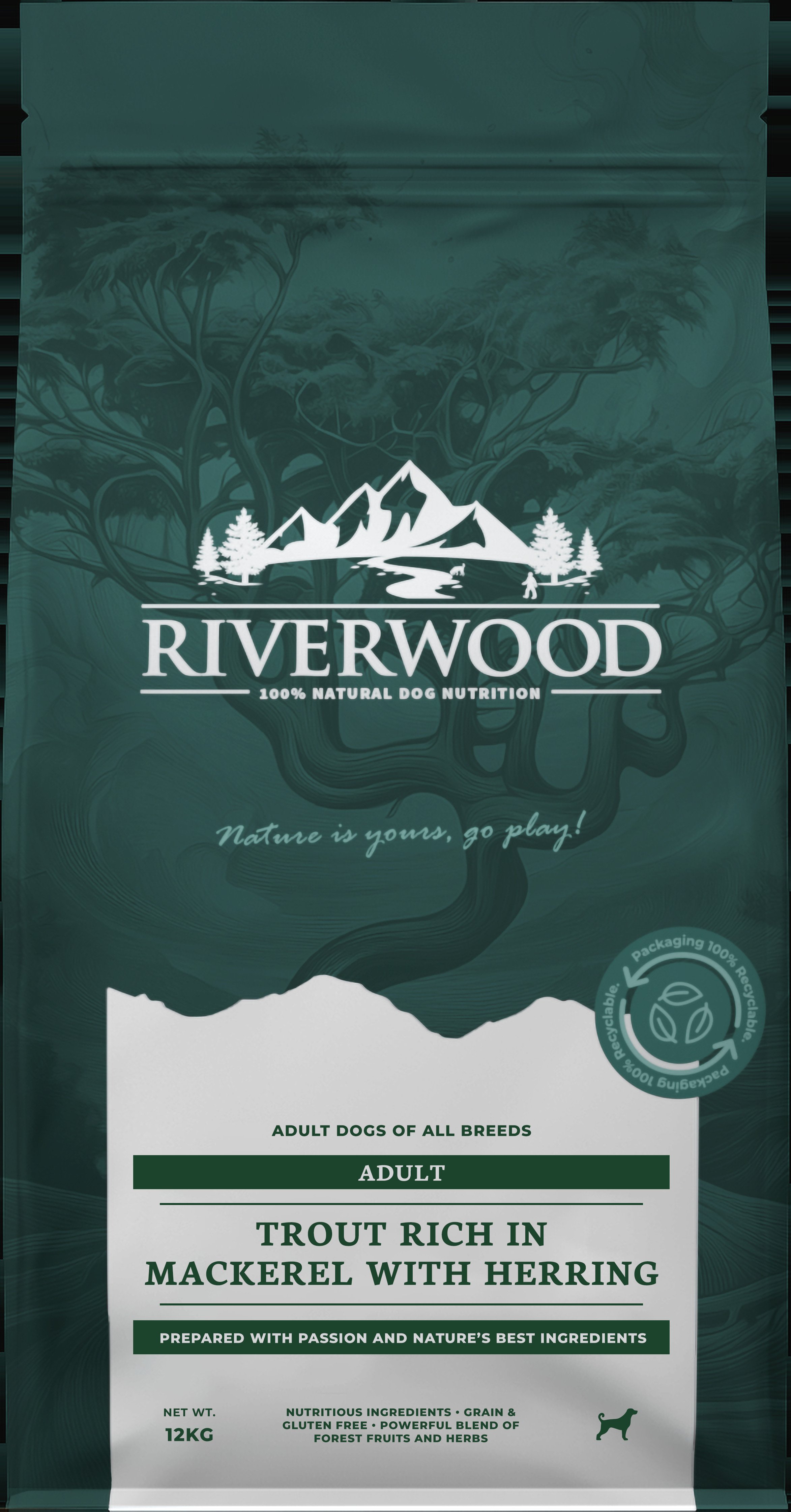 Riverwood Adult - Hondenvoer - 12 Kilogram Riverwood Adult - Hondenvoer - 12 Kilogram