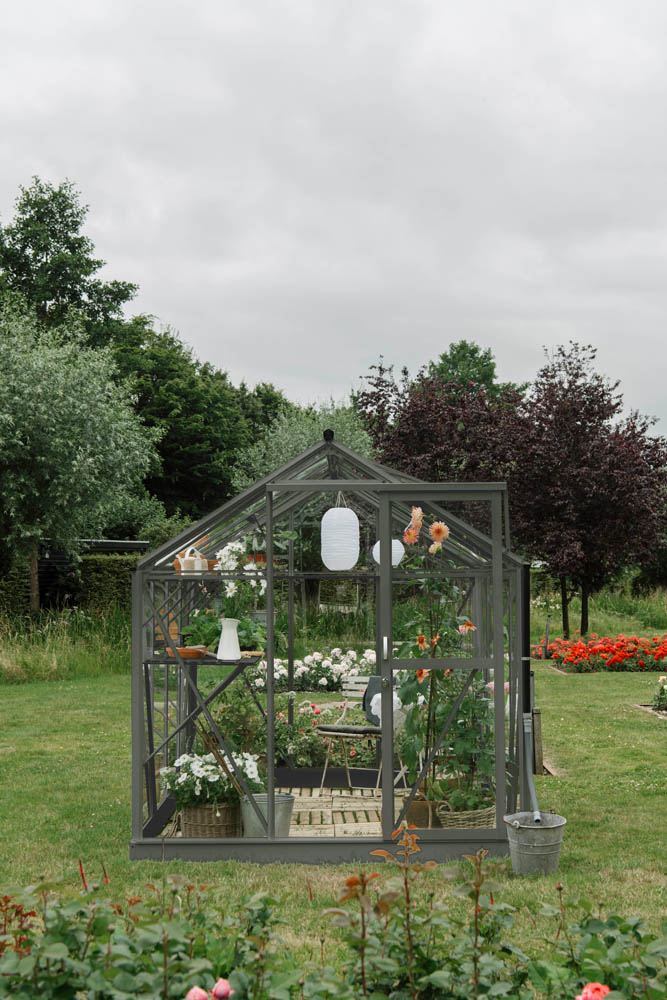 Royal Well Mary III - Tuinkas - Groen - 241x212x360 cm - Veiligheidsglas & polycarbonaat