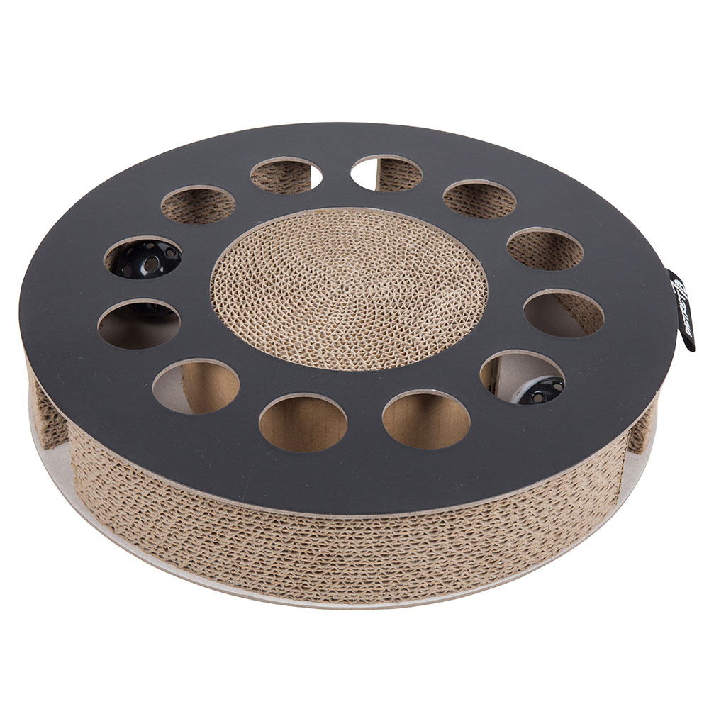 District 70 Whirl - Krabplank - Zwart - 6x33x33 cm