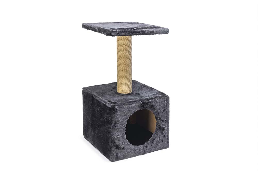 BEEZTEES Christa - Krabpalen & Krabplanken - Zwart - 32x32x60 cm