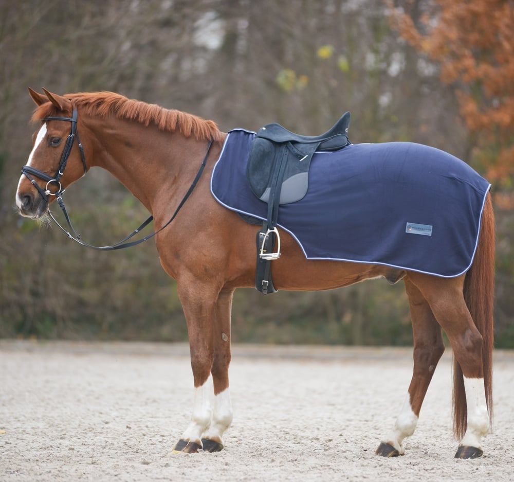 Waldhausen Fleece - Uitrijdeken - Paardendeken - Blauw - Pony