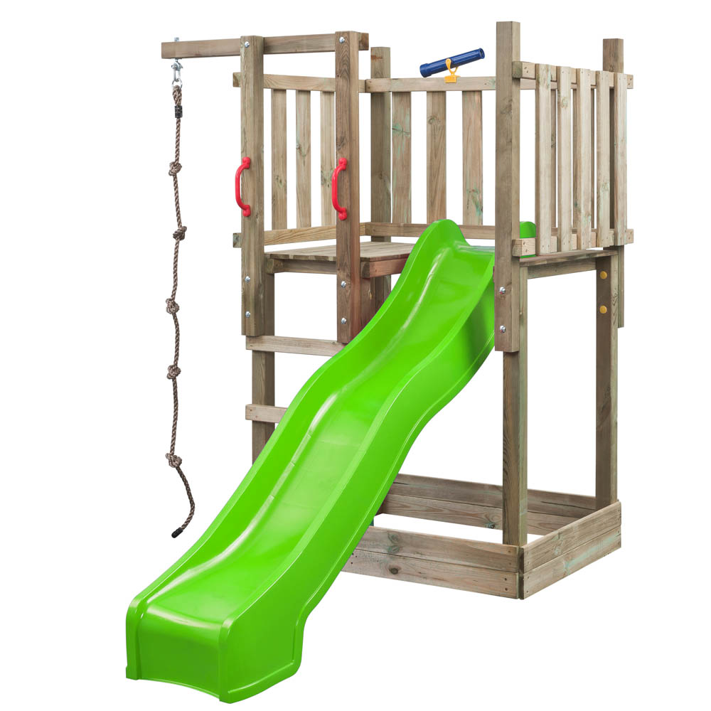 Swing King Mario - Speeltoren - Appelgroen - Hout